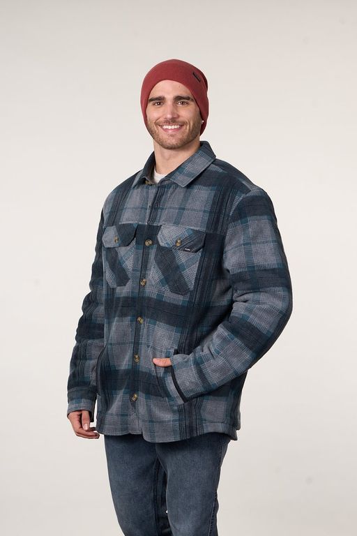 POLEMIC Campera Leñadora Polar Y Sherpa Interior Hombre Polemic ...