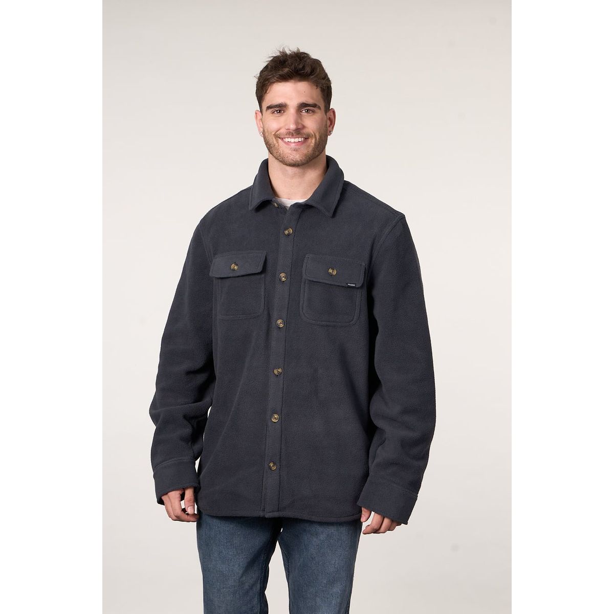 POLEMIC - Camisa Campera de Polar Hombre City Polemic