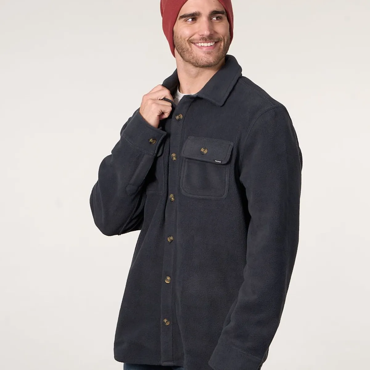 POLEMIC - Camisa Campera de Polar Hombre City Polemic