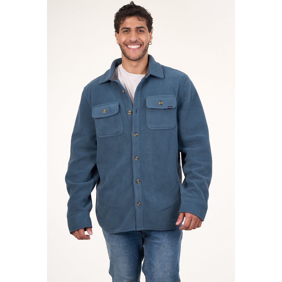 POLEMIC - Camisa Campera de Polar Hombre City Polemic