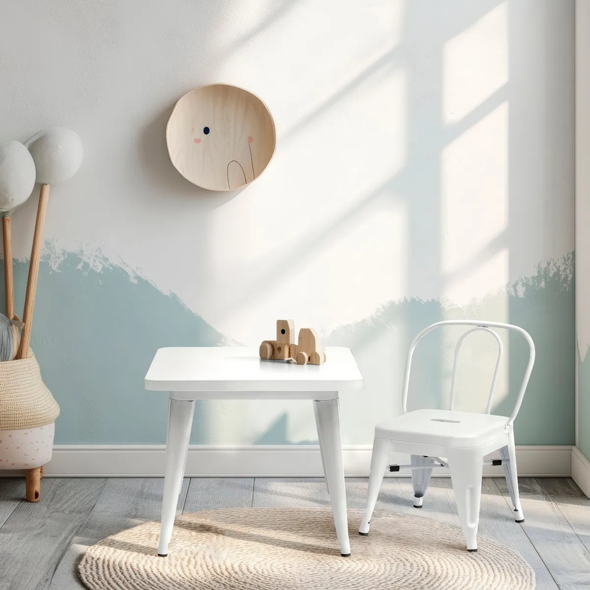 FORM DESIGN - Pack 1 Mesa 2 Sillas Aria Blanco Form