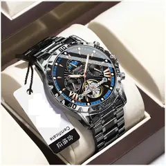 STARTECHOFFICE - Reloj Automático de Lujo Hombre Movimiento Mecánico Impermeable 3ATM