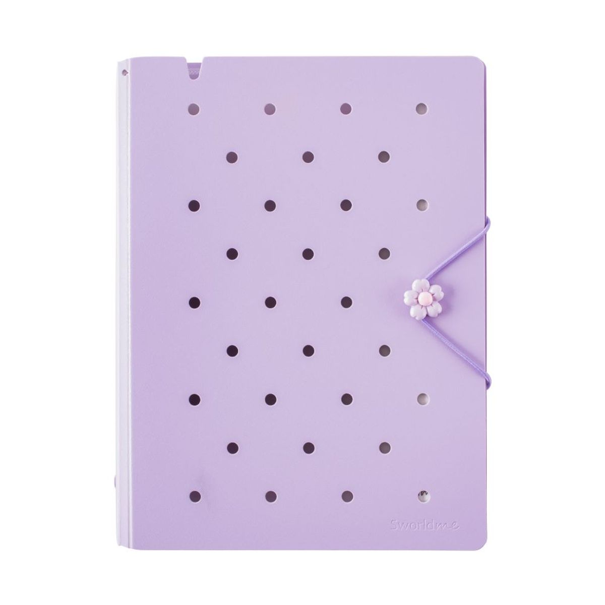 GENERICO - Agenda Pin A5 Morado c/ 6 Anillos