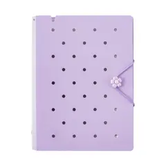 GENERICO - Agenda Pin A5 Morado c/ 6 Anillos