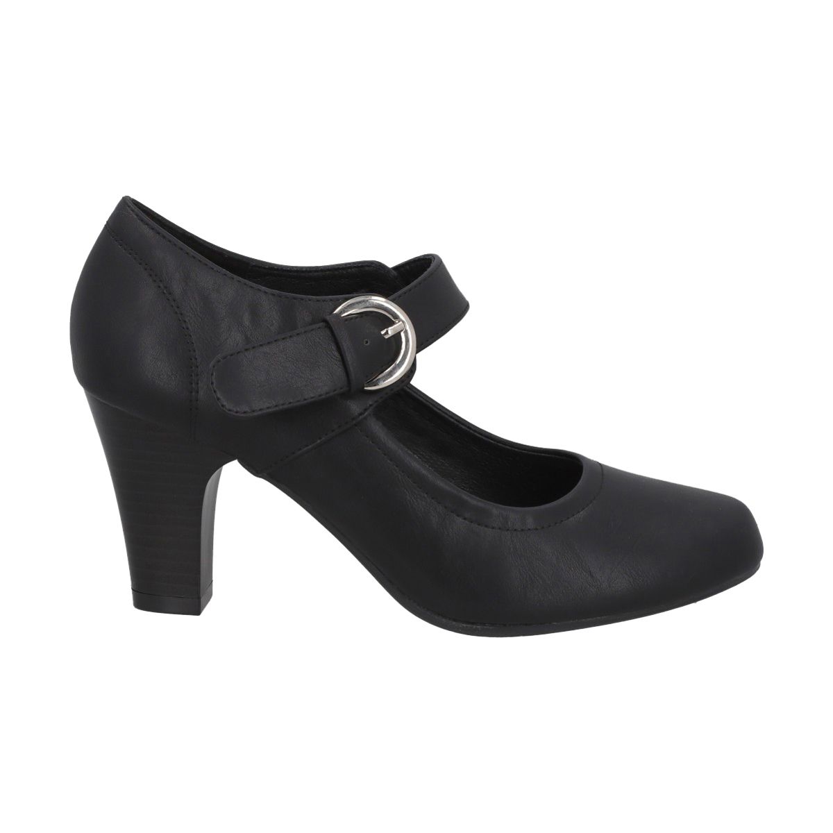 POLICE - Zapato De Cueca 086 Mujer Negro Police