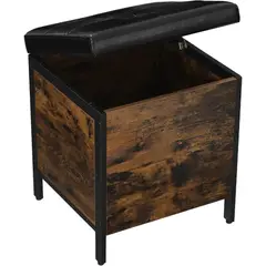 SPACEZAT - Mueble Zapatero Baúl Organizador Eco Cuero Vannala