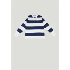 NEW MAN - Polera Polo Palencia Heritage Azul Newman