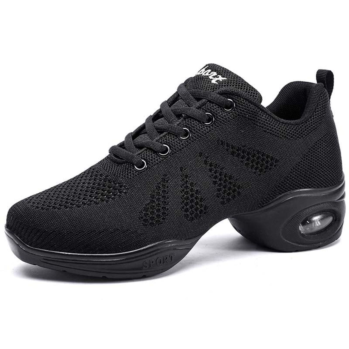 SHANDIAN - Zapatillas Plataforma Aire Mujer Negro