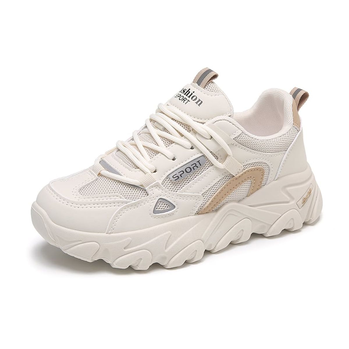 SHANDIAN - Zapatillas Deportivas Plataforma Mujer