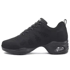 SHANDIAN - Zapatillas Plataforma Aire Mujer Negro