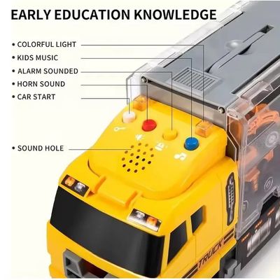 Imagen 2 del producto Camión Transportador con 6 Camiones De Construcción sonido