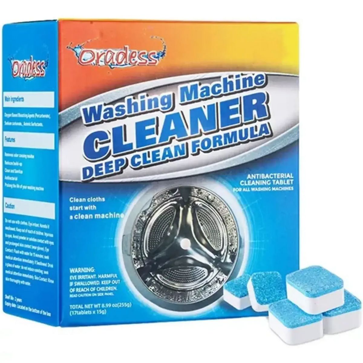 GENERICO - Limpias Y Efervescentes Para Lavadora 12 Tabletas