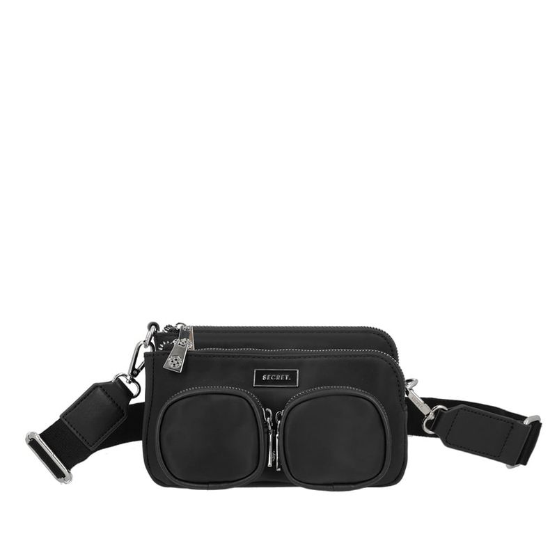 SECRET - Bandolera Secret Mykonos FW25 XS Negro