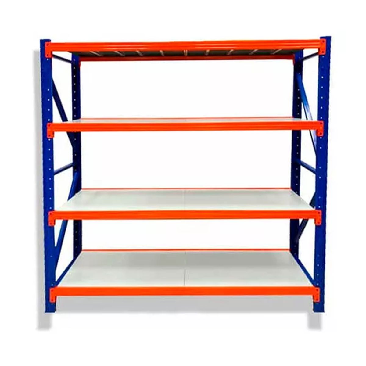 HOMEBRANDT - Pack 3 Estante Metálico Rack 150x200x50cm Sin Pernos 400kg