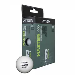 STIGA - PELOTA TENIS DE MESA 6 PACK MASTER 1 STAR