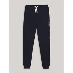 TOMMY HILFIGER - Jogger De Niño Solid Con Logo Estampado Azul