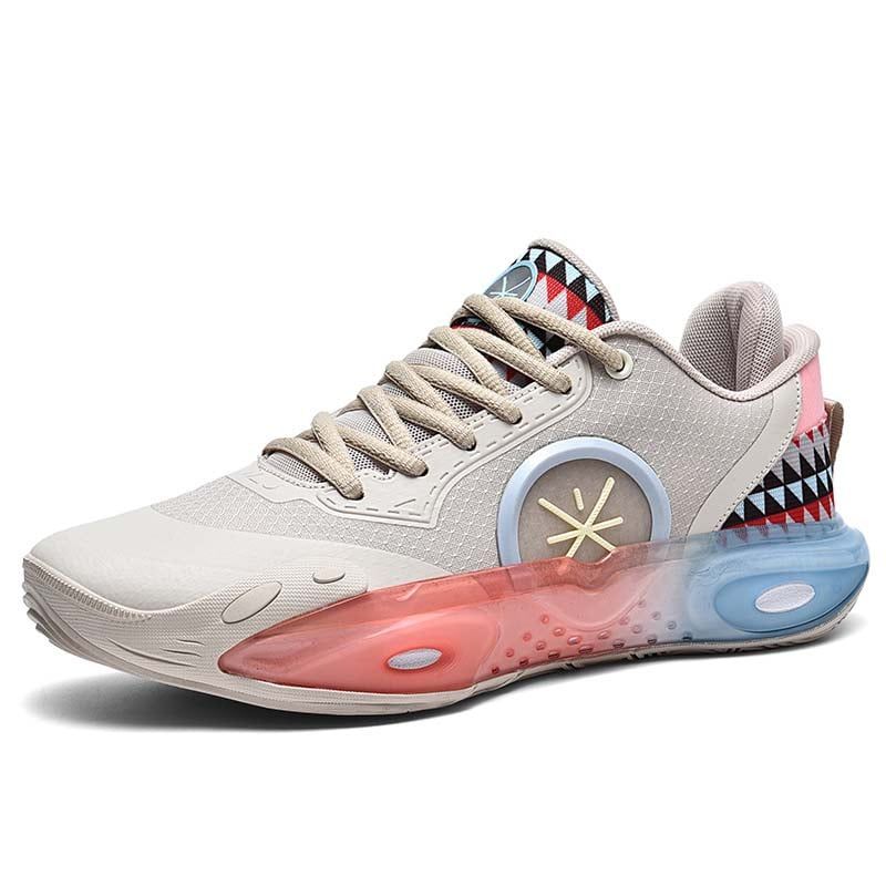 SHANDIAN - Zapatilla Básquetbol Hombre Baloncesto Beige