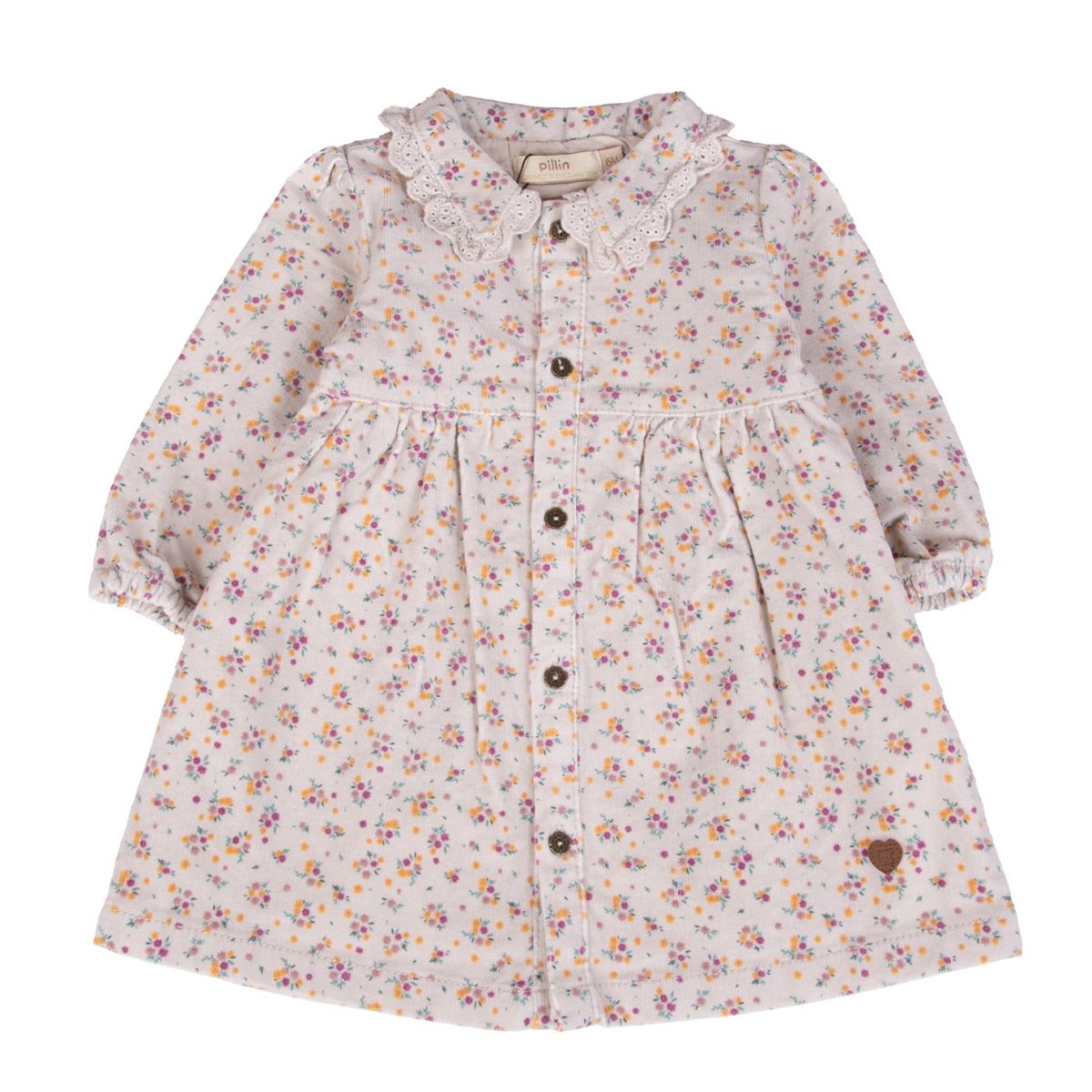 PILLIN - Vestido Bebe  Blanco Pillin  PVB840-25CRU  - Blanco