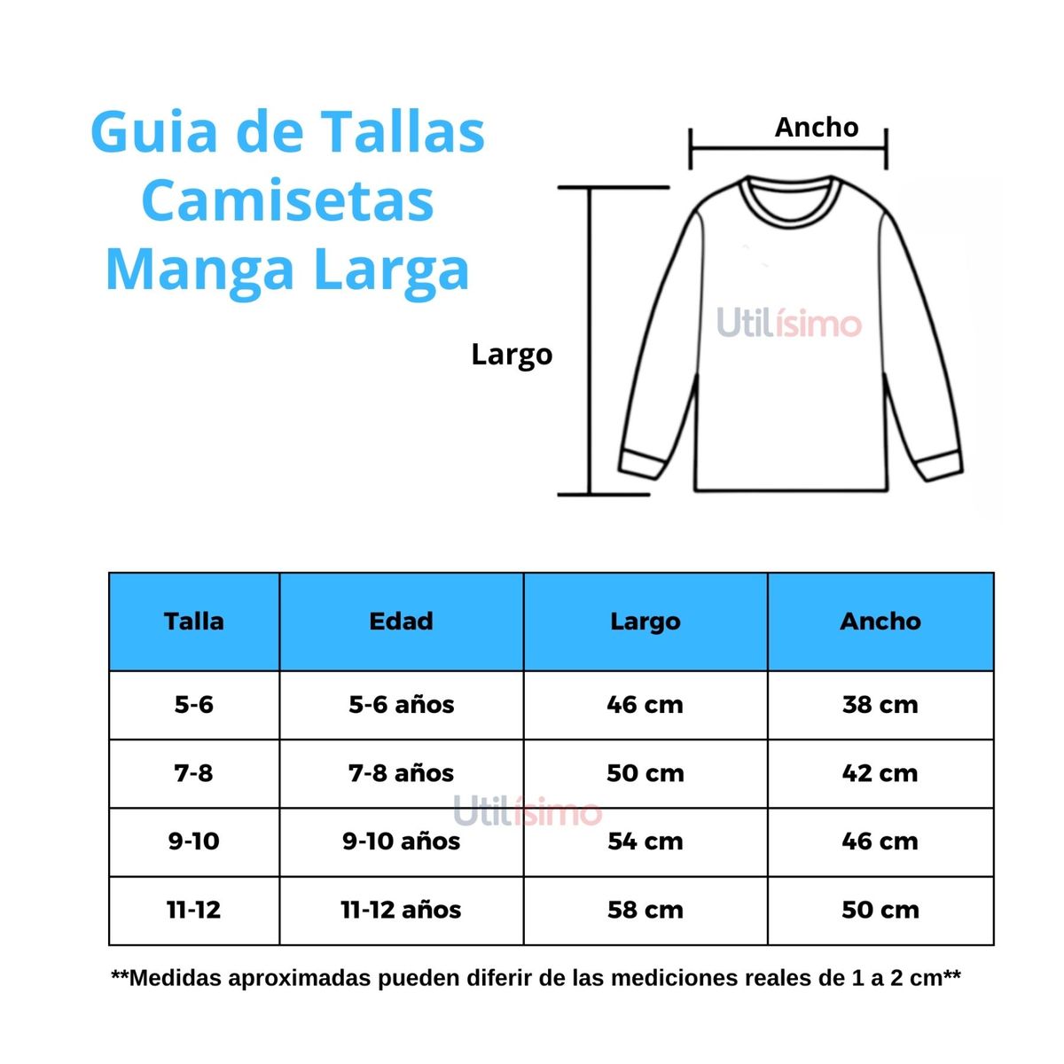 UTILISIMO - Camiseta Algodón Primera Capa Polera Invierno Niño Blanco Y Negro