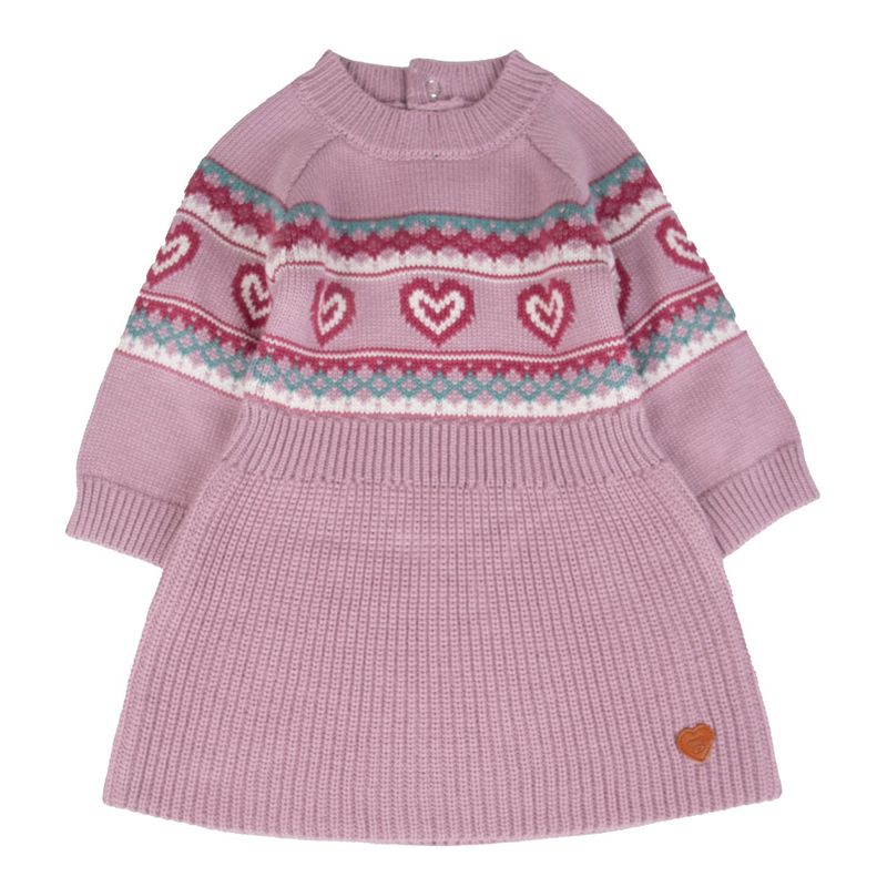PILLIN - Vestido Bebe  Rosado Pillin  PVB918-25MAL  - Rosa
