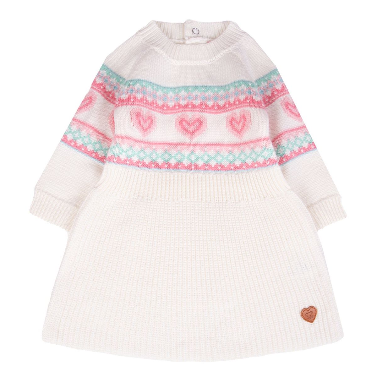 PILLIN - Vestido Bebe  Blanco Pillin  PVB918-25CRU  - Blanco