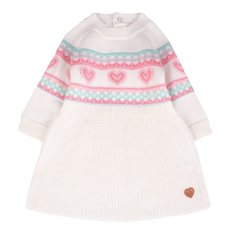 PILLIN - Vestido Bebe  Blanco Pillin  PVB918-25CRU  - Blanco