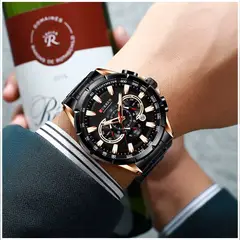 STARTECHOFFICE - Reloj Elegante para Hombre en Acero Inoxidable Movimiento de Cuarzo