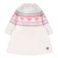 PILLIN - Vestido Bebe Blanco PVB918-25CRU - Blanco