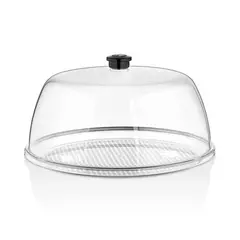 GASTROPLAST - Pack Tapa Domo Redonda Policarbonato Ø35 Cm Con Base