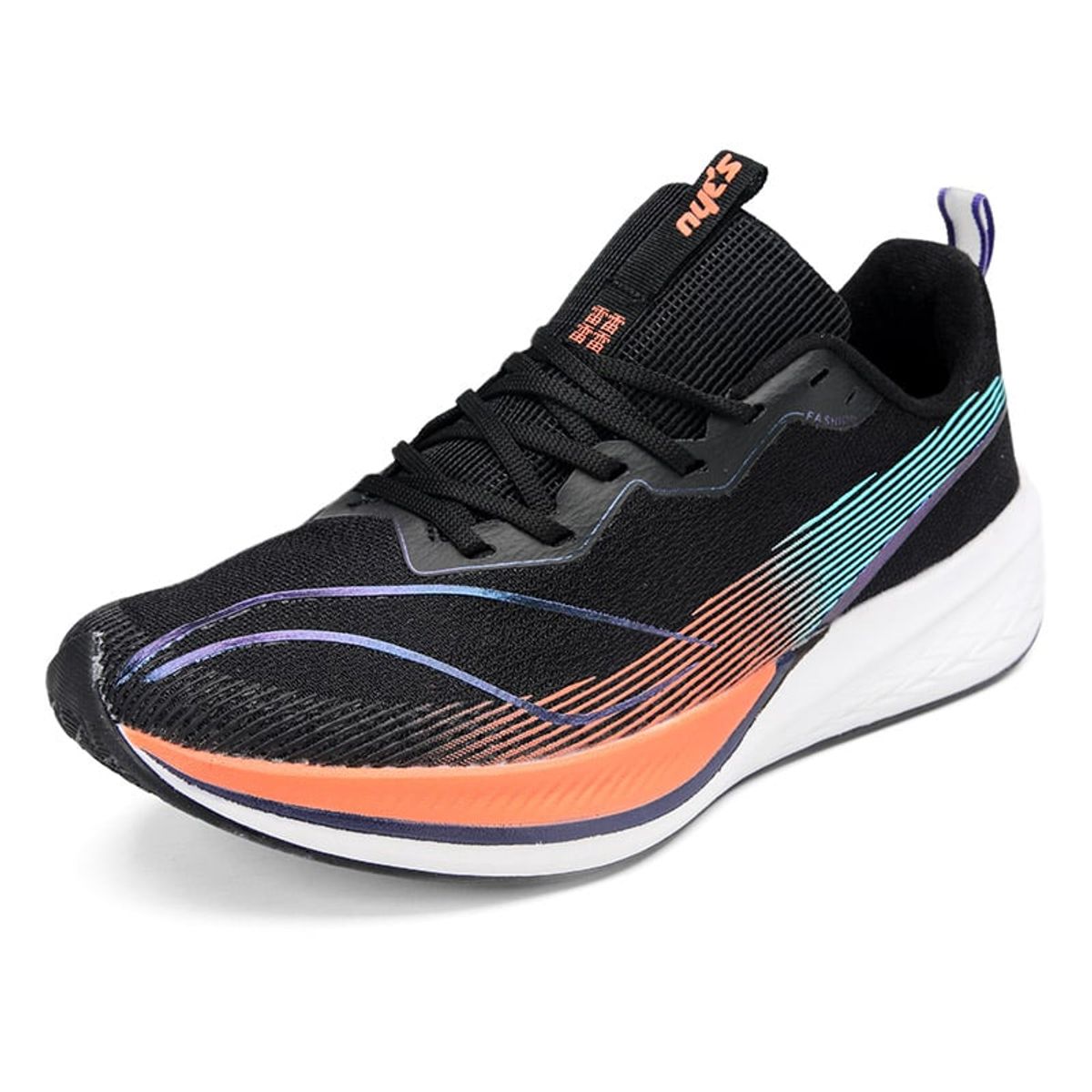 SHANDIAN - Zapatillas Running Hombre Negro