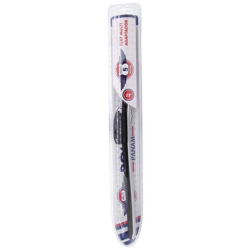 GENERICO - Plumilla Delantera 22 Pulgadas 55 Cm Multi Adaptadores 