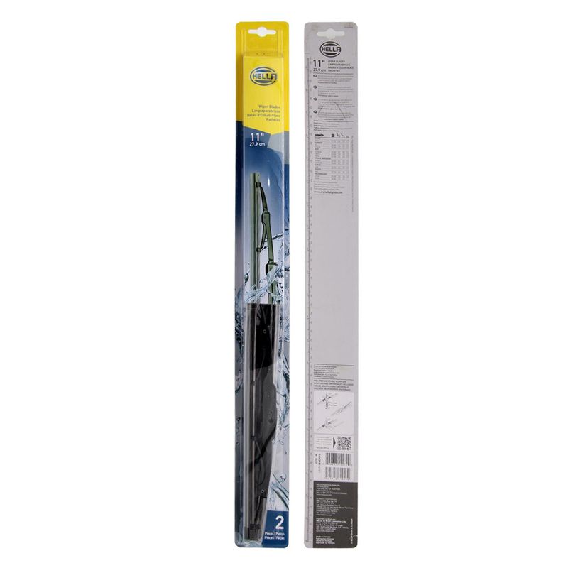 HELLA - Plumilla Hella Limpiaparabrisas 11 Pulgadas 28 Cm (Par)