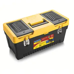 TRAMONTINA - Caja Porta Herramientas Plástica Color Negro 50 Cm