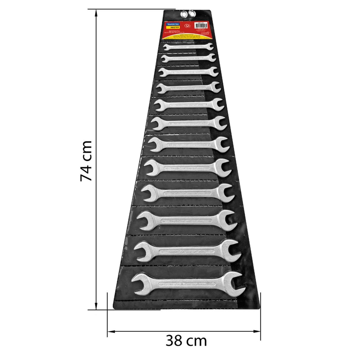 TRAMONTINA - Juego De Llaves Combinadas 12 Piezas Tramontina Master