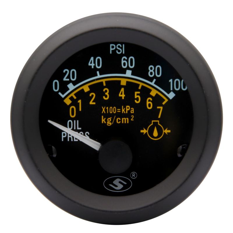 GENERICO - Marcador Presion Aceite Elec24V 52Mm Csensor 0100Psi