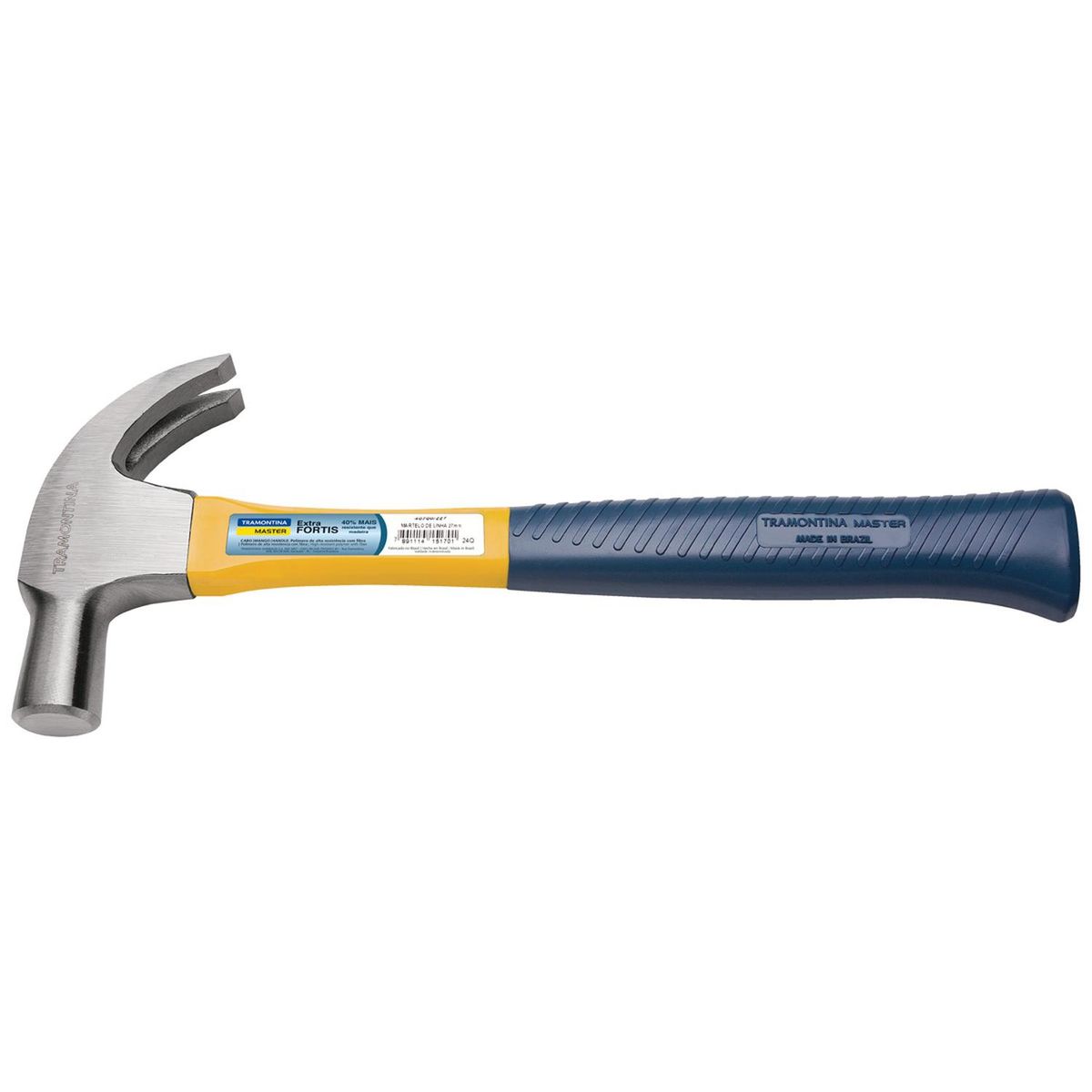 TRAMONTINA - Martillo Carpintero 27Mm Mango Nylon+Fibra Tramontina Master