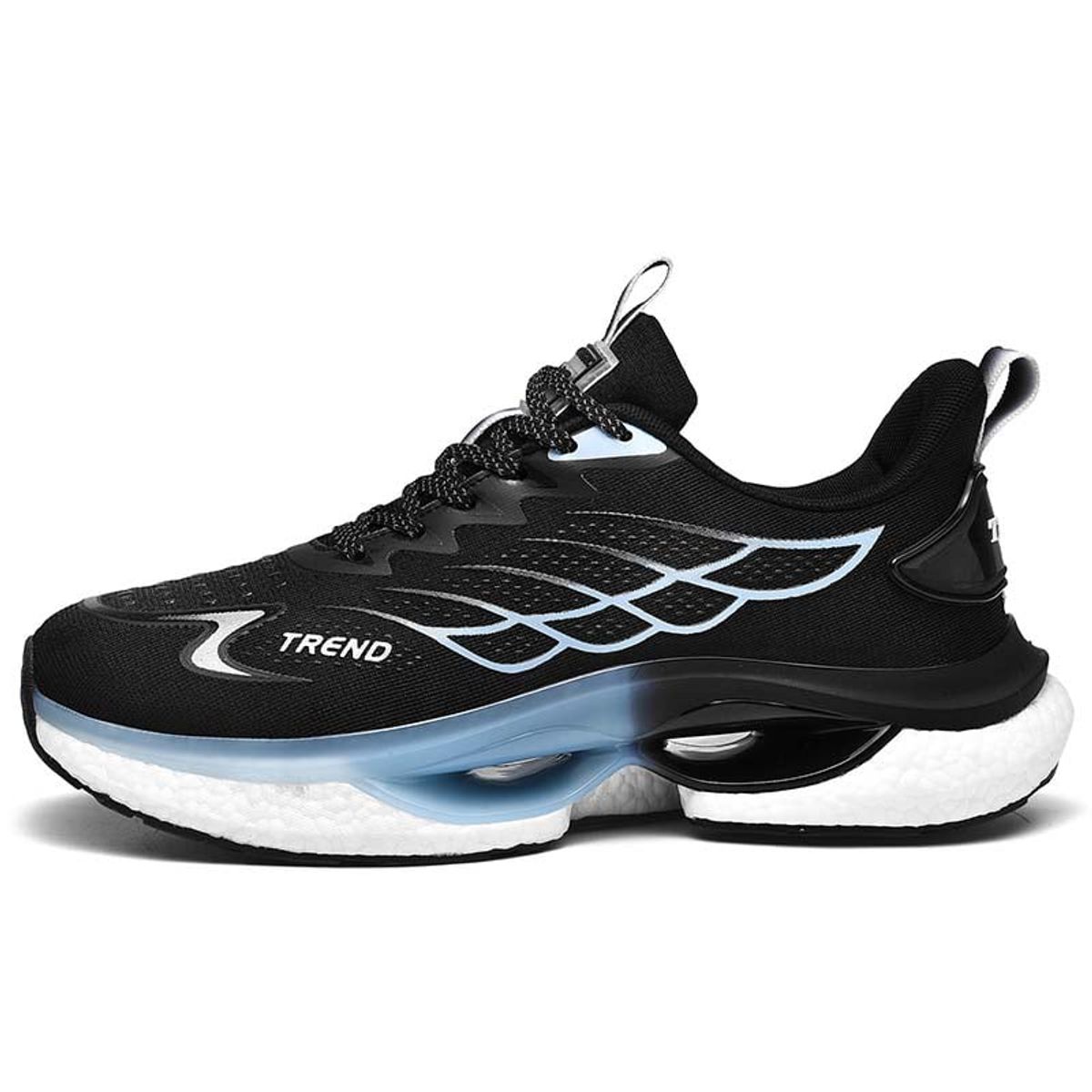 SHANDIAN - Zapatillas Running Hombre Negro