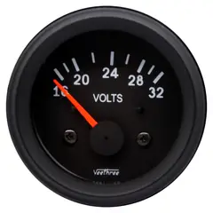 GENERICO - Marcador Voltimetro 52Mm 16-32V Tipo Socket