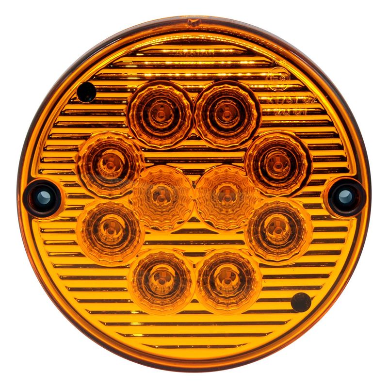 GENERICO - Faro Trasero Bus Brasil 125Mm Ambar 24V