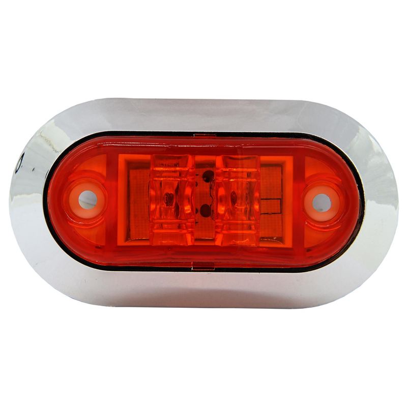 THUNDER - Farol Lateral 2Led 12V/24V Ambar 8X4,3X2Cm