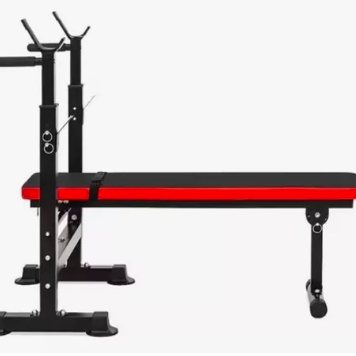 FIT AND FRESH - Press Banca - Rack Sentadilla - Banco Abdominal