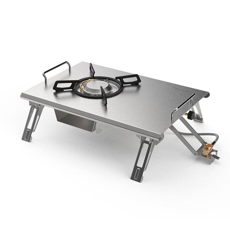 NATUREHIKE - Horno A Gas Portatil De 1 Quemador - Plateado