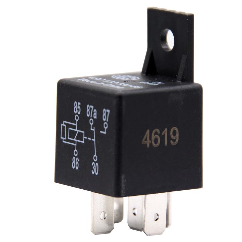 HELLA - Relay 12V 40Amp 5P  Con Soporte