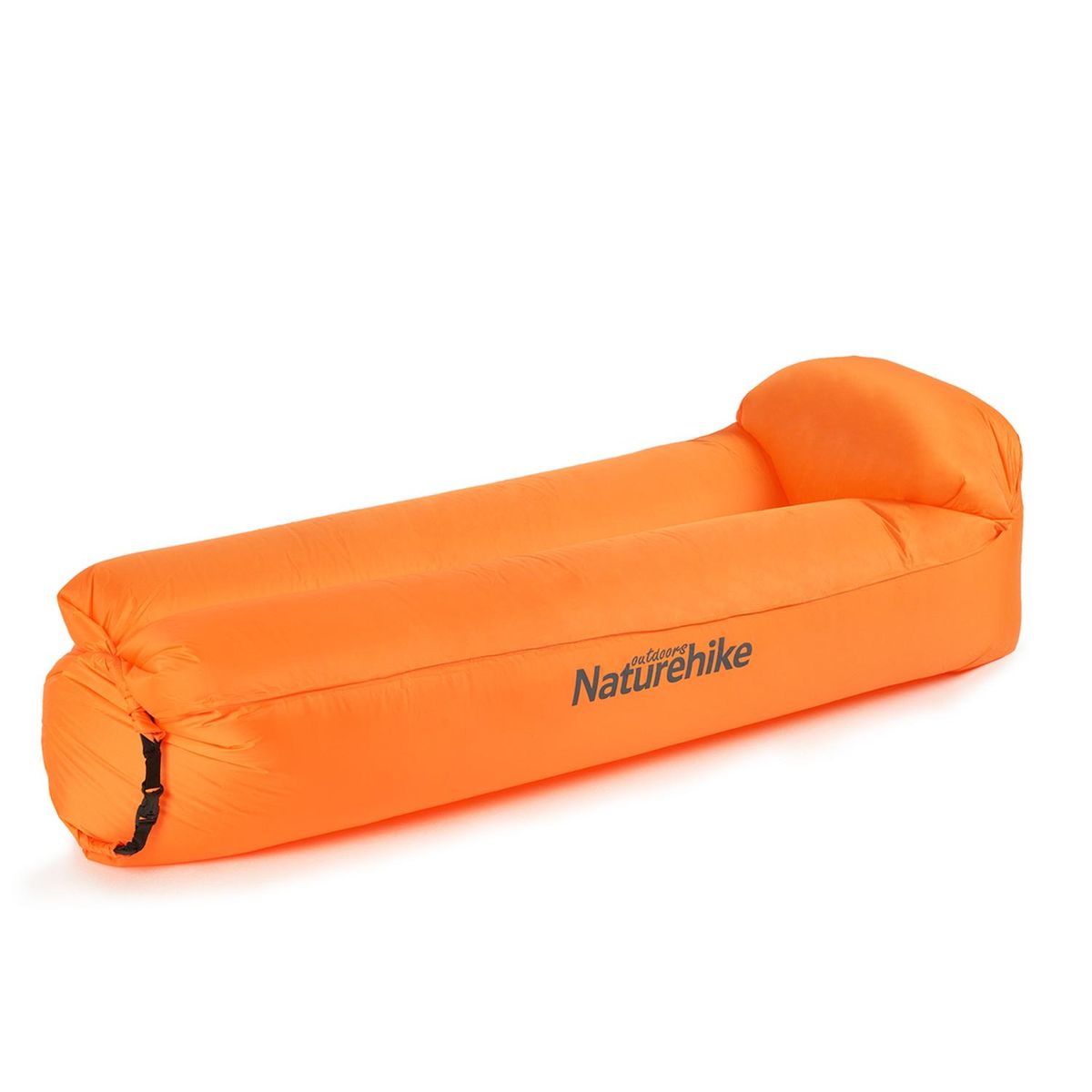 NATUREHIKE - Sofa Inflable Portatil De Doble Capa Con Almohada - Naranja claro