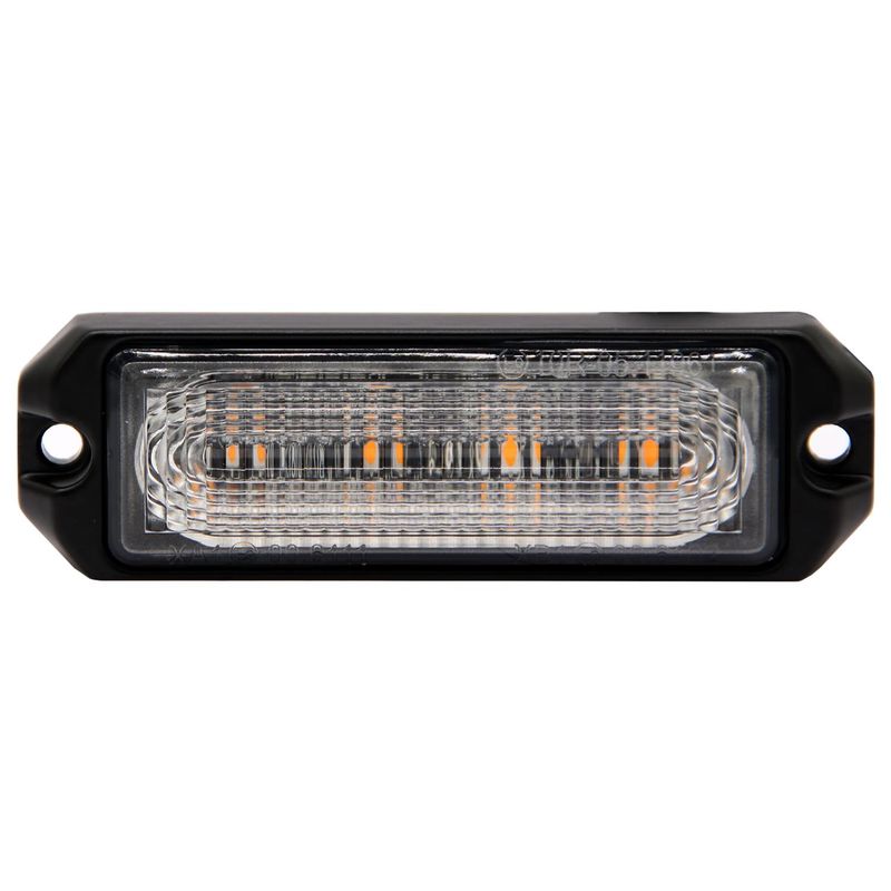 THUNDER - Barra Destellante 26 Patrones 96Mm 9V30V Base Aluminio Pc Transparente Ip67 4Led Verde