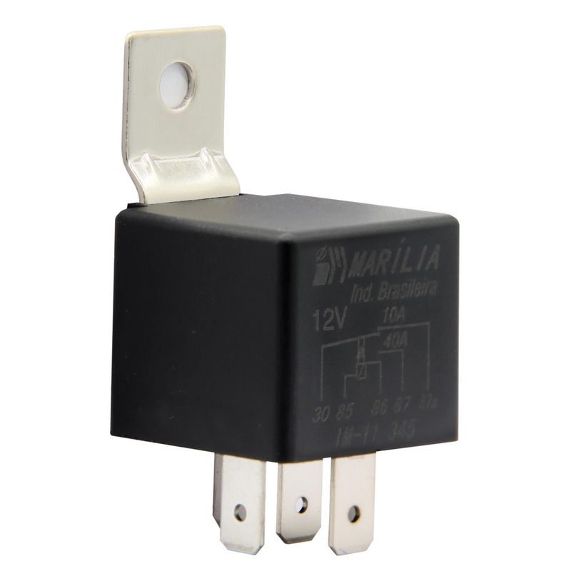 GENERICO - Relay Inversor Auxiliar 1040A - 12V 5 Terminales Nf Na 46451295