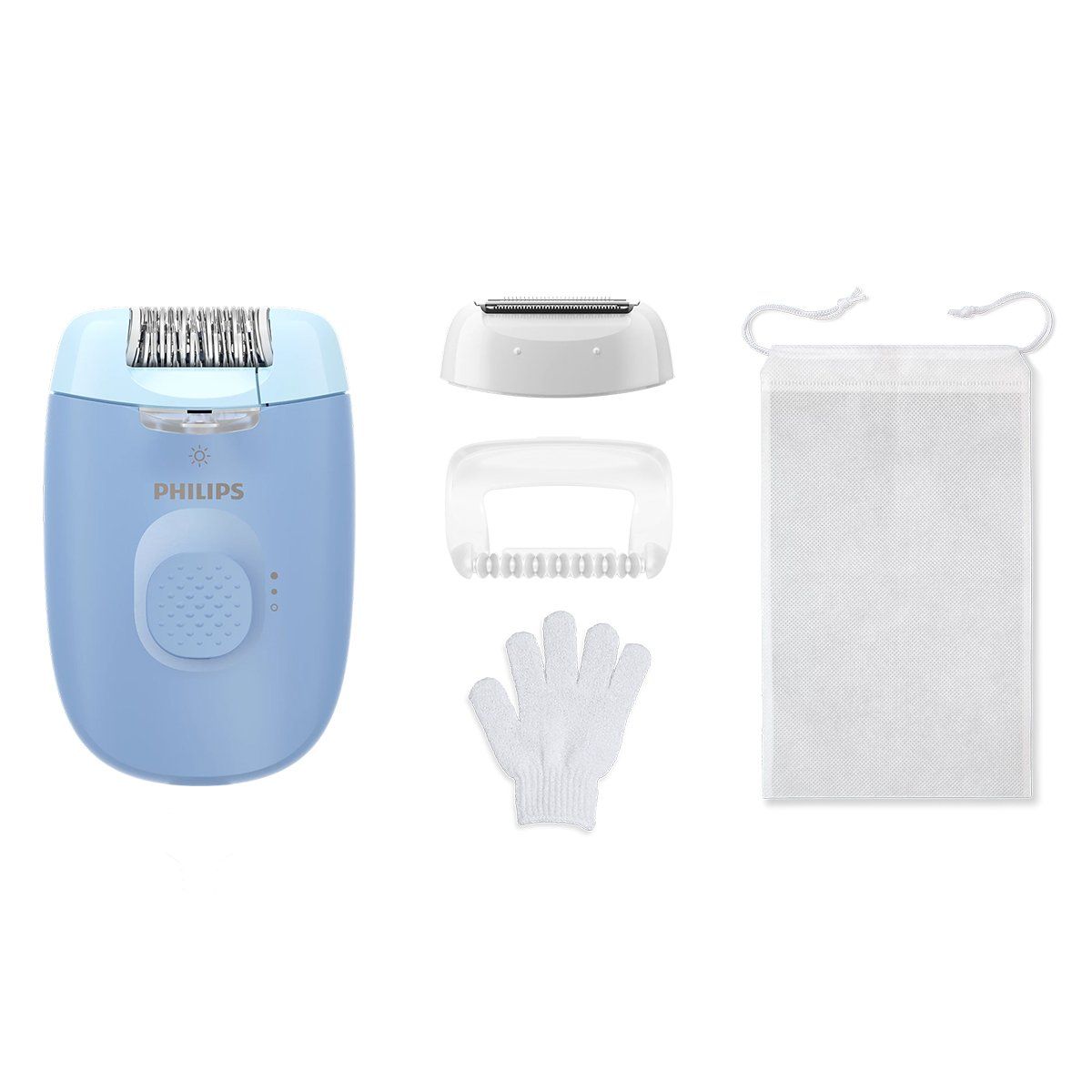 PHILIPS - Depiladora eléctrica Philips BRE24700 uso con cable-