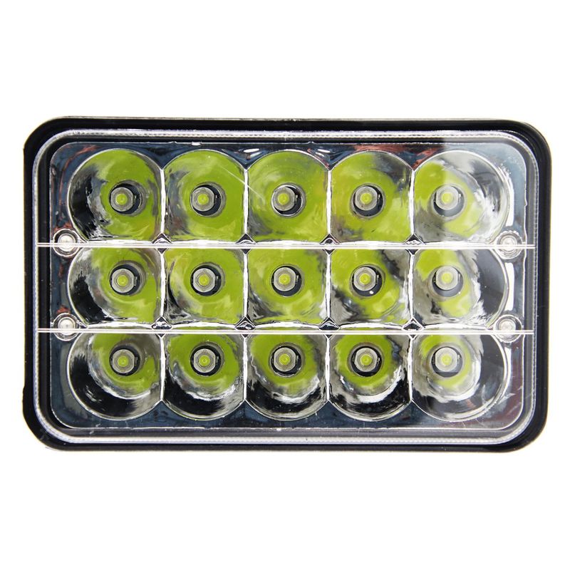 GENERICO - Seal Beam Led 5 Pulgadas 45W Epistar 10-30V Rectangular Low/High H4656/H4651