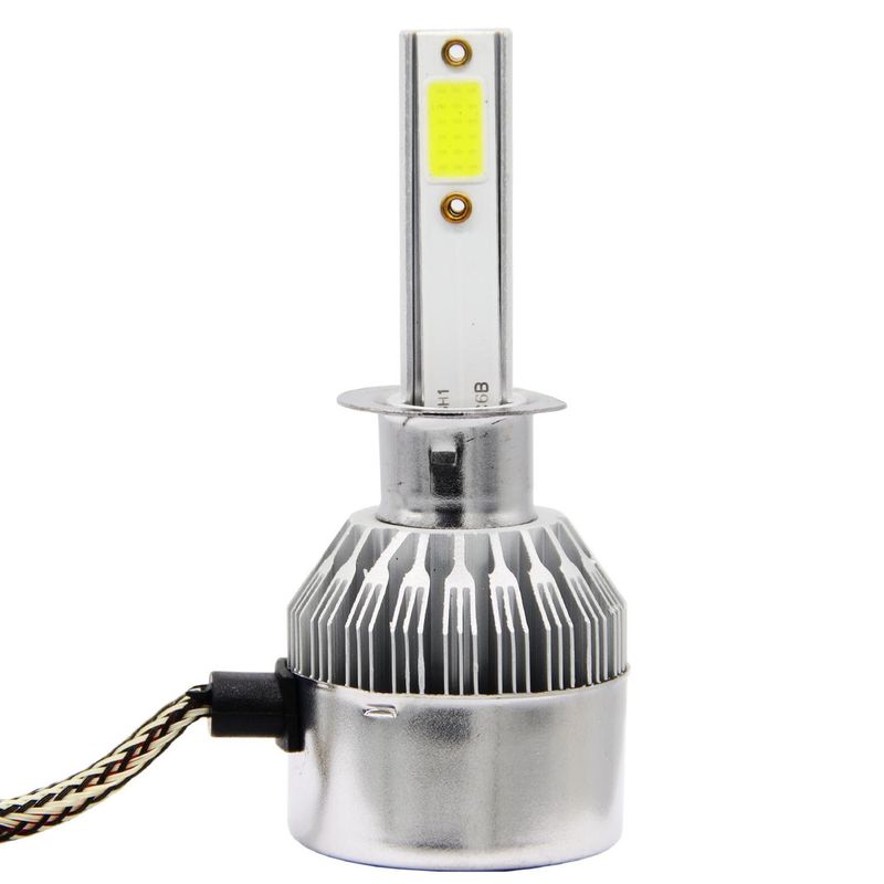 GENERICO - Ampolleta Led H3-880-9007 Con Ventilador 36W 3800Ml - Gris oscuro