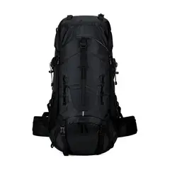 GENERICO - Mochila impermeable 60L con cubre mochila color negro